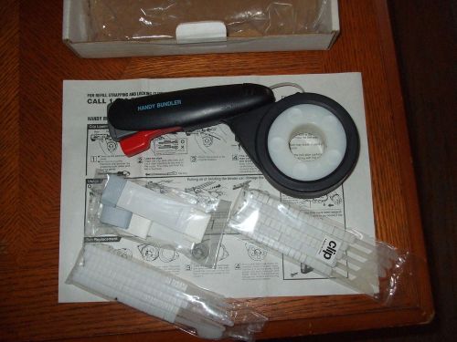 New  handy bundler zip tie maker cable strapping wrap gun tool nylon strap wrap for sale