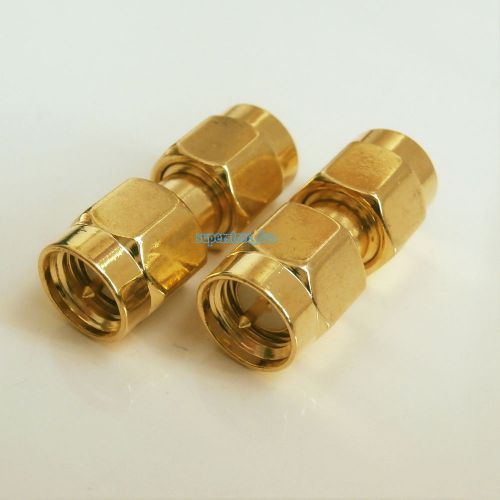 SMA male to SMA male plug in series RF coaxial adapter connector