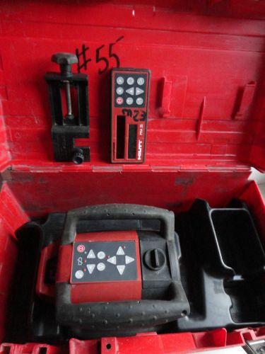 NICE used CONDITION HILTI PR 25 ROTARY LASER IN CASE INTERIOR EXTERIOR