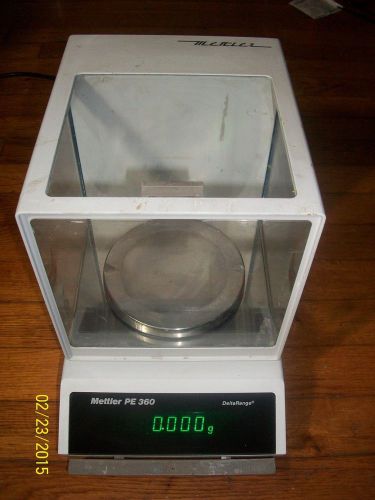 METTLER TOLEDO PE360 Lab Balance 360 g x .001g  Professionally Refurbished