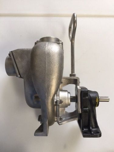 Banjo 2&#034; ss pump w/ bearing pedestal 3/4&#034; shaft for sale