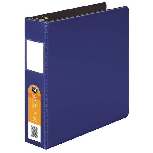 Heavy Duty Binder, D-Ring, 2in, PC Blue W384-44-7462PP