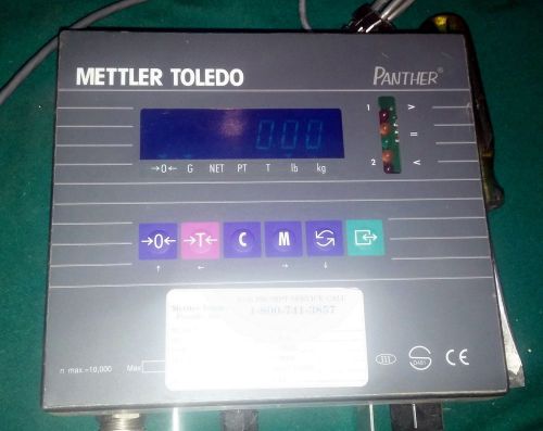 Mettler toledo panther 300 lb scale w/ model gb 16 inch platform for sale