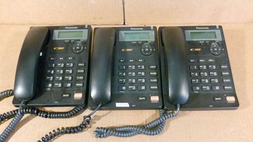 Lot of 3 Panasonic KX-TS600B Speaker Phone with Display and Caller ID