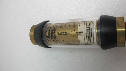 Dwyer hfb-3-15 brass body flow monitor, 3/4 in npt, 2-15 gpm water for sale