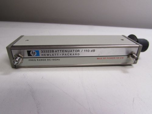 Agilent/Keysight 33322B Step Attenuator 110dB, DC-18GHz SMA