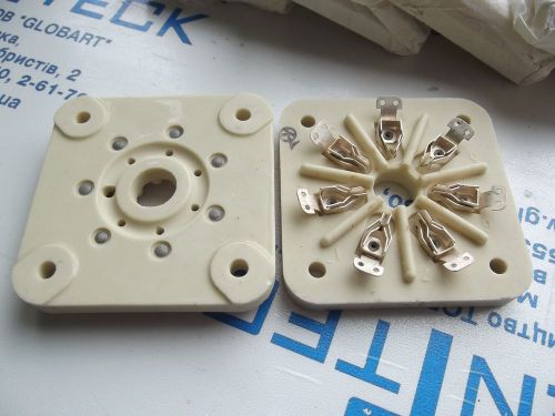 2 X Russian ceramic sockets for tubes 6S33S 6C33C 6S41S GU29 GU32 NEW! PCS 2