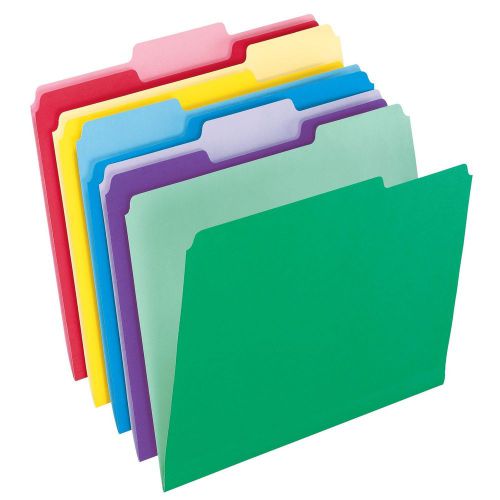 Pendaflex 02086 Pendaflex File Folders W/InfoPocket, 1/3 Cut, Top Tab, Letter, A