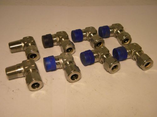 GYROLOK wedge style fittings 3/8&#034; tube-3/8&#034; MNPT LOT # 317