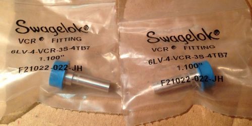 Swagelok 316L Short TBW Gland 1/4&#034;, 6LV-4-VCR-3S-4TB7P