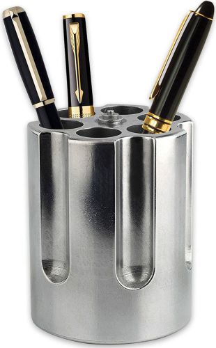 REPLICA COLT GUN REVOLVER CYLINDER PEN PENCIL HOLDER .50 Caliber Bullet Ammo TOY