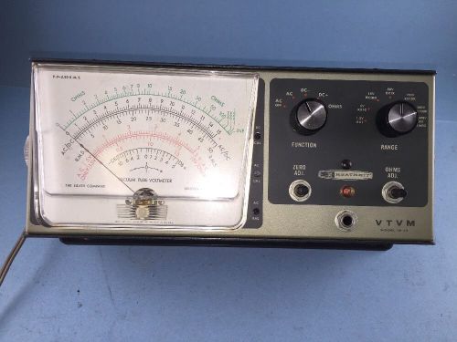 VINTAGE HEATHKIT  VTVM Mod IM-13 VACUUM TUBE VOLTMETER Electronic Test Equipment