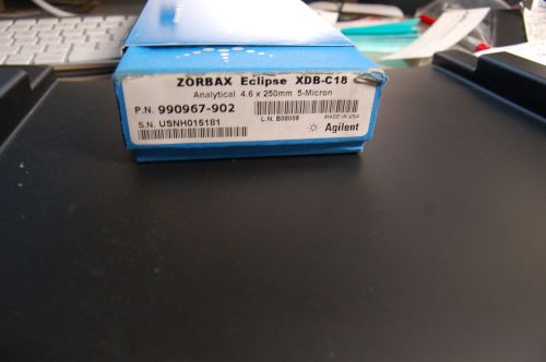 New HPLC  column Agilent Eclipse XDB-C18  5 um 4.6 mm x 250 mm   990967-902