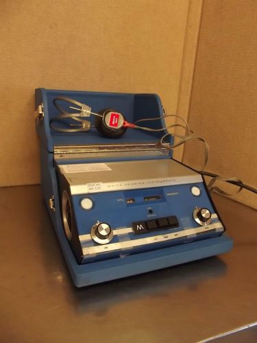 MAICO MA-19 Hearing Instruments Audiometer Hearing Ear Test &amp; Ear Phones AH133