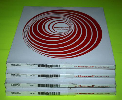 Honeywell Circular Chart 24001661-033, 7 Days, -130 to 410 Deg F