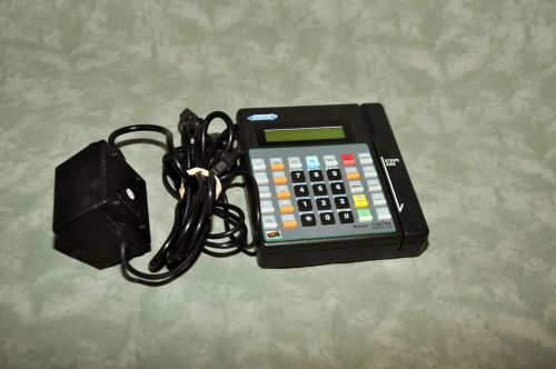 Credit card terminal hypercom machine w power cord retail-t7e/t8 for sale