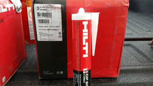 20 HILTI CP 606 FIRE STOP SEALANTS (RED) 10.5 OZ (310 ml), BRAND NEW JULY/2016