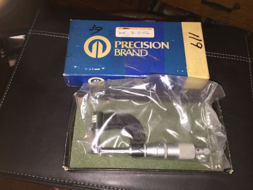 PRECISION BRAND TUBING MICROMETER 0-1&#034; W/L,R