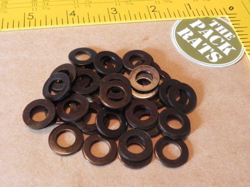 M8, Steel, Black Oxide Flat Washers, DIN 125A, 40 pcs