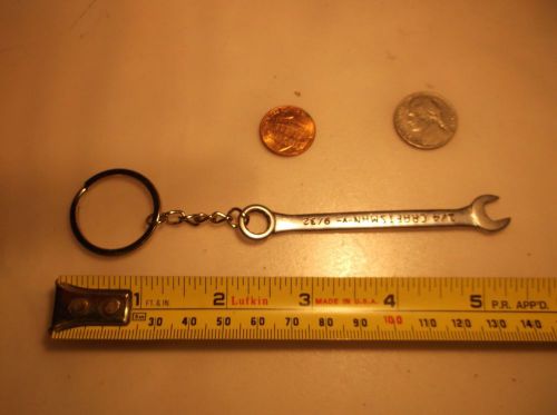 Vintage genuine real craftsmen V WRENCH RARE Keyring METAL Dad Gift KEYCHAIN