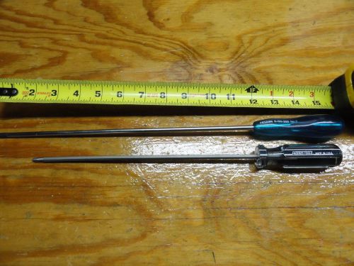 Hozan Long #2 Cross Point Screwdriver , BONUS Nderes long handle phillips