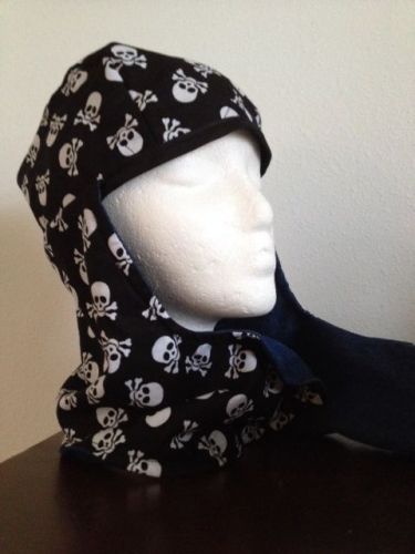 welding caps ,skulls, with neckwrap. jean liner