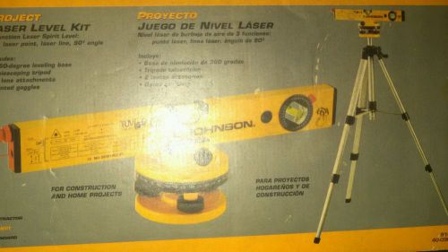 JOHNSON PROJECT LASER LEVEL KIT