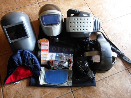 3M SPEEDGLAS 9002X WELDING HOOD AND ADFLO + EXTRAS