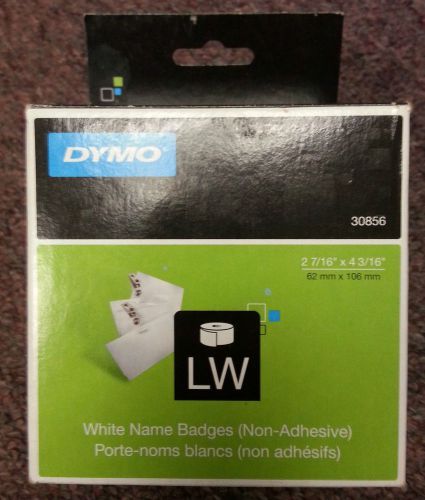 Dymo 30856 Name Tags 2 7/16 x 4 3/16