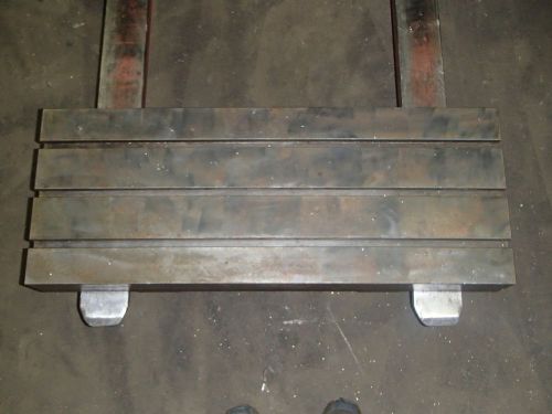 36&#034; x 14&#034;  x 4&#034; steel welding t-slotted table cast iron layout plate t-slot for sale