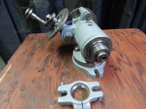 Ddidviding Head 7-1/2&#034; Van Norman Horiz. Swivel Dividing Head W/Collet &amp; Plate !