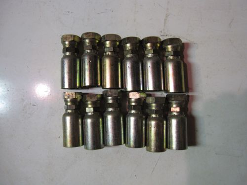 Lot of 12 Weatherhead 12u-362 hydraulic fitting