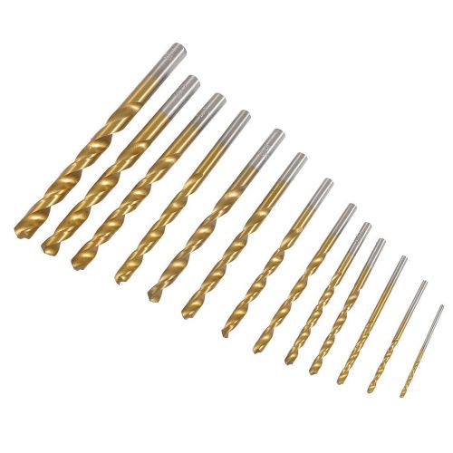 1.5mm 2mm 2.5mm 3mm Tip Round Shank HSS Twist Drill Bit 13 Pcs W8