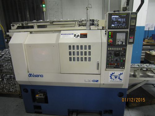 Miyano LZ02 CNC Lathe, Fanuc 21T Controller, Refurbished