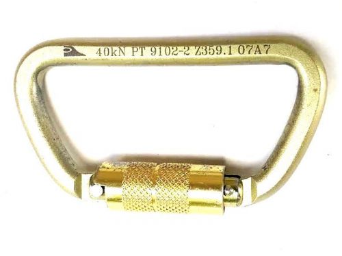 Guardian Auto Lock Steel Carabiner 40kN PT 9102-2 Z359.1 07A7 High Strength