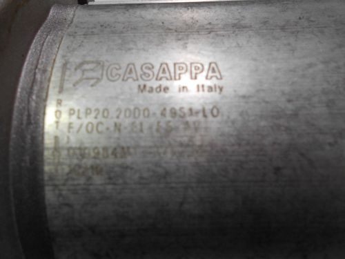 CASAPPA : PUMP PLP20.20D0-49S1-LO F/OC-N-EL FS-AV