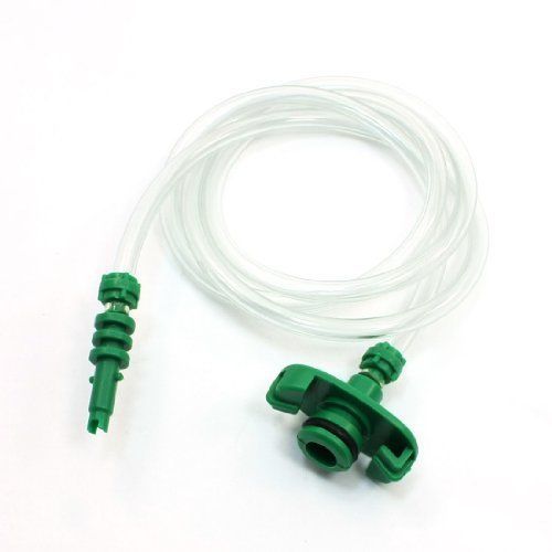 1M 39.41&#034; Length Air Tubing 10cc Glue Dispenser Syringe Adapter