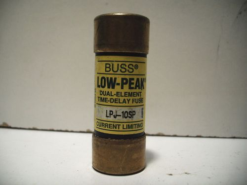 BUSSMANN LPJ-10SP TESTED! QUANTITY! CLASS J TIME DELAY FUSE