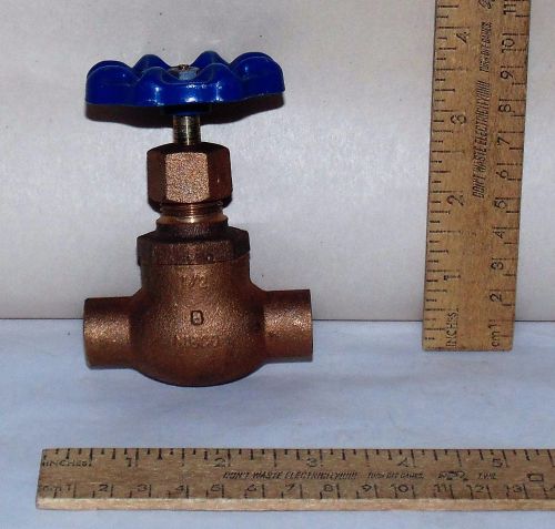 NIBCO S-211-Y - GLOBE VALVE - Plumbing / Steampunk / Water Flow - used