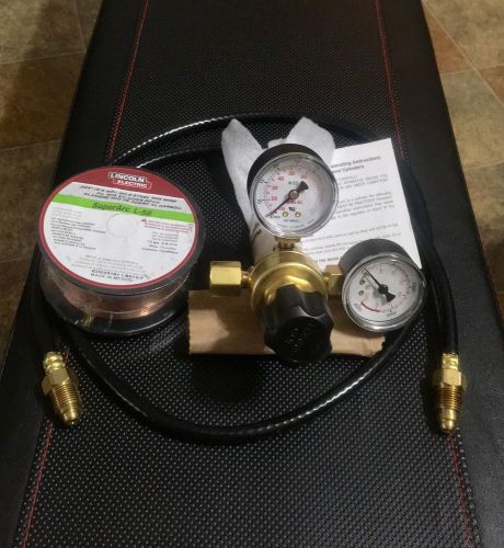 Lincoln Electric Harris 601 Gas Shielding Welding Regulator &amp; Hose Kit New