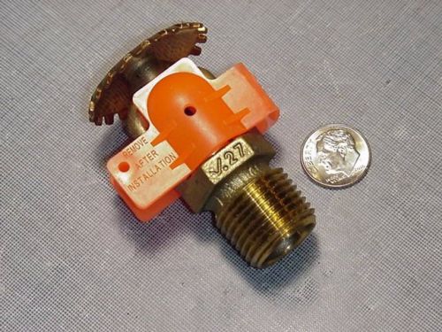 Victaulic v2703 upright commercial fire sprinkler 360f / 182c, brass 1/2 npt new for sale