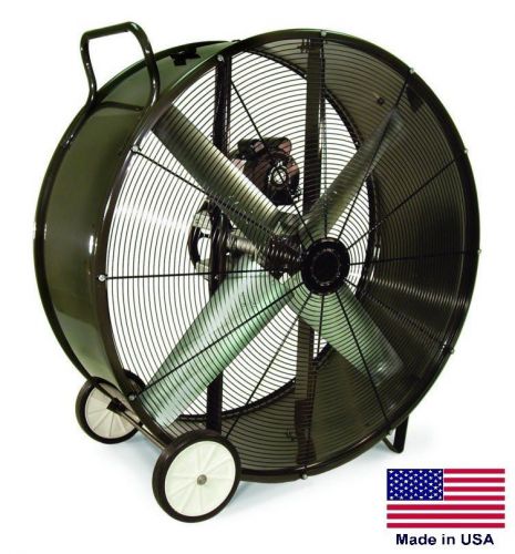 Drum fan - portable - commercial - 42&#034; - 115v - 1 phase - 3/4 hp - 15,850 cfm for sale