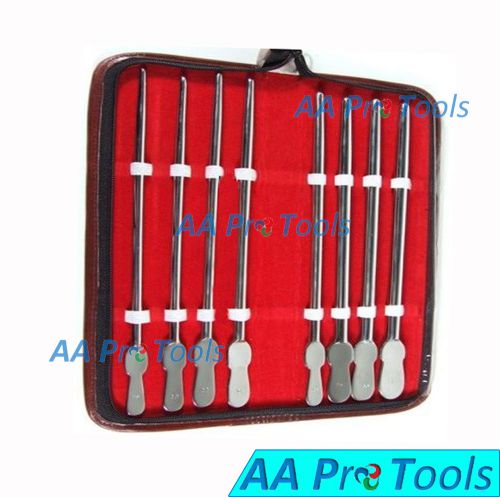 AA Pro: Set Of 8 Dittel Urethral Sounds Urology Surgical Medical Instruments New