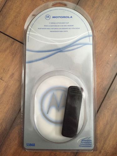 Motorola 3&#034; Spring Action Belt Clip Spirit M Series TA Distance DPS