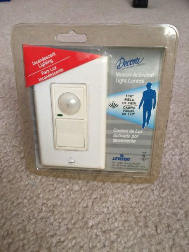 Leviton Decora Motion Activated Light Control 6780-I