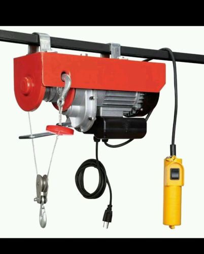 880LB INDUSTRIAL POWER ELECTRIC MOTORIZED OVERHEAD SHOP CEILING HOIST CABLE LIFT