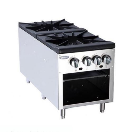 Atosa two burner stock pot range atsp-18-2 for sale