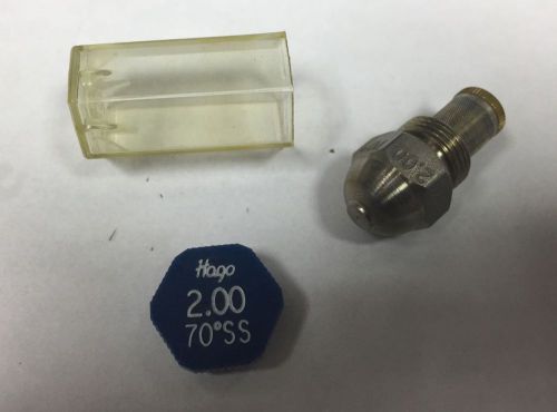 HAGO 2.00 GPH 70° SS SEMI SOLID NOZZLE (20070SS, 22930, 030G2252)