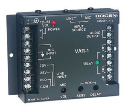 Bogen VOICE ACTIVATED RELAY