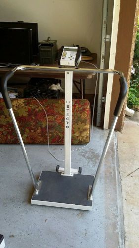 Detecto 6855 - Digital Handrail Scale 600 lb x 0.2lb